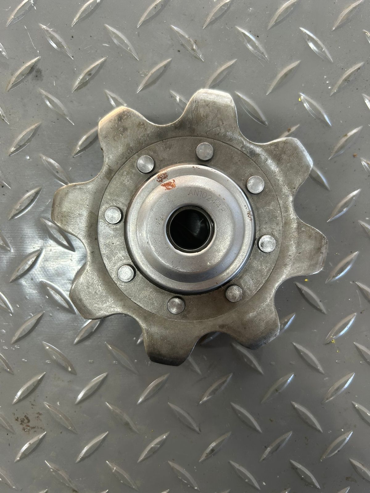 Engrane restirador para cadena maicera